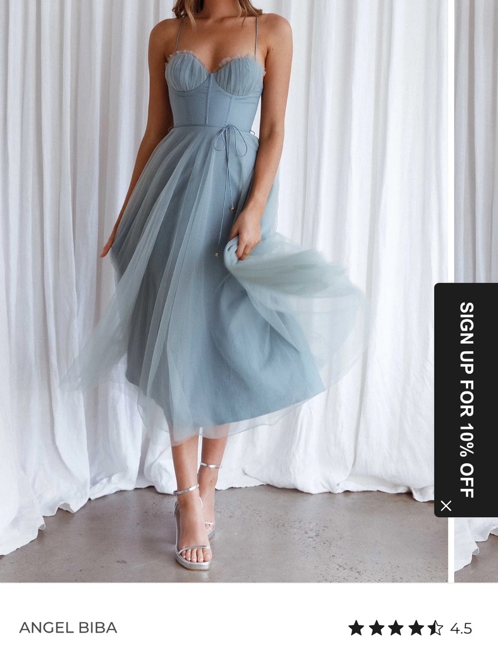 Gorgeous flowy tulle dress